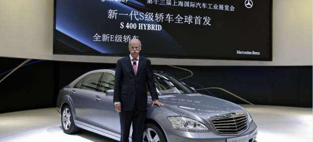 Mercedes-Benz auf der Auto Shanghai 2009: Weltpremiere für die S-Klasse