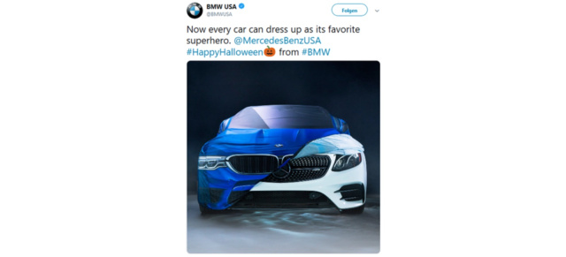 BMW ätzt gegen Mercedes: BMW gibt dem Stern an Halloween Saures