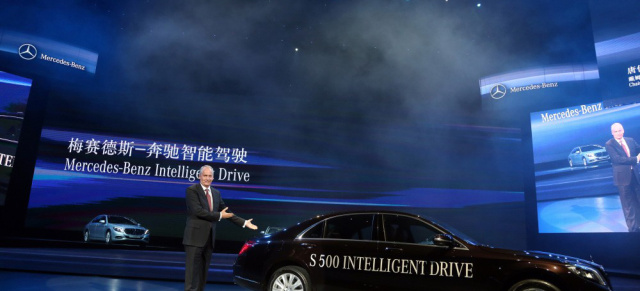 Mercedes-Benz feiert Einführung der S-Klasse in China: Seit 2009 ist China der größte Markt für die S-Klasse