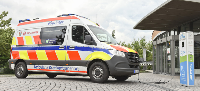 Mercedes-Benz Sonderfahrzeuge: Lautlos helfen? Der Mercedes eSprinter Krankenwagen im Test