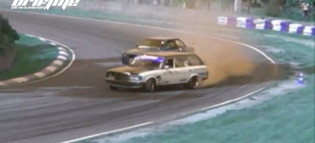W123 Diesel T-Modell im wilden Drift! : Alles schon gesehen? Das bestimmt noch nicht!