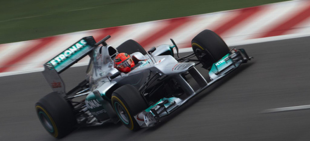 Erster Eindruck: So fährt sich der W03: Michael Schumacher spricht über den neuen Silberpfeil für die Formel 1 Saison 2012 