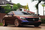 Der Mercedes S63 AMG hat die Gabe der Farbe: Toll geflasht: Der AMG hat richtig Farbenfeuer