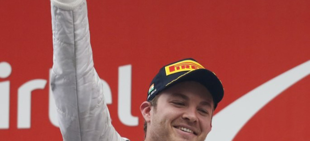 Formel 1 Indien: Rosberg wird Zweiter: Mercedes wieder auf dem zweiten Platz in der Konstrukteurs-Wertung