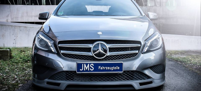 Extrawurst: Zubehör für die Mercedes A-Klasse von JMS: Frische Stylingparts für die A Klasse (W176)