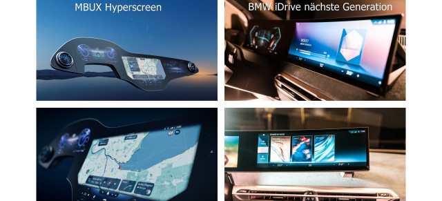 Mercedes versus BMW: Kampf der Infotainmentsysteme: So sieht  BMWs Antwort auf den MBUX Hyperscreen aus