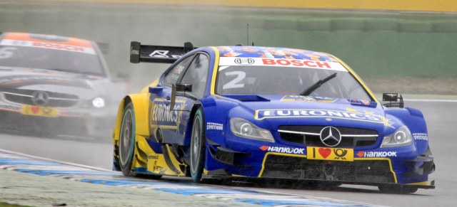 DTM: 2. Lauf in Hockenheim: Mercedes-Fahrer Paffett bei Regenschlacht von ganz hinten auf das Podium!