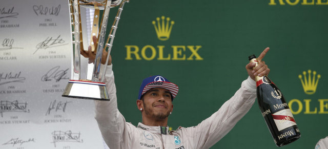 Lewis Hamilton holt für Mercedes AMG F1 erneut die Fahrer-WM!: Dritter WM-Titel für Hamilton, Rosberg wirft letzte Chance weg!