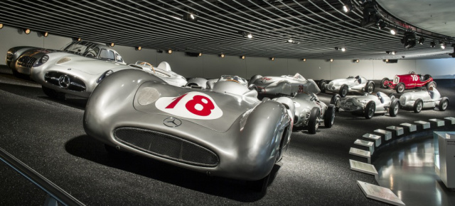  Freier Eintritt am Pfingstsonntag : Das Mercedes-Benz Museum feiert Geburtstag 