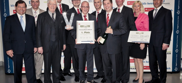 LUEG sichert sich 1. Platz beim kfz-betrieb-Vertriebs-Award 2013!: Das beste Autohaus Deutschlands!
