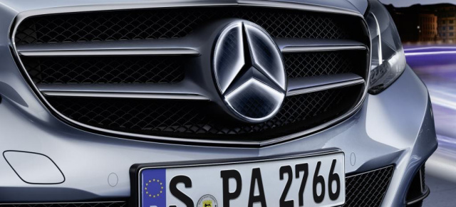 Extra Highlight für die Mercedes E-Klasse: der beleuchtete Stern : So wird die neue E-Klasse zu einer ganz besonderen Lichtgestalt