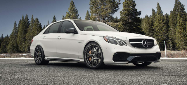 Exklusiv für Mercedes E63 AMG: Vorsteiner Felge  FF103: Neues Leichtmetallrad für die dynamische Mercedes Mittelklasse