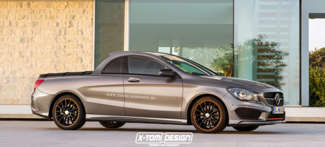 Traumwagen: Mercedes-Benz CLA Pick up: Eine schöne Idee ohne Chance auf Verwirklichung?