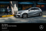 Neue A-Klasse Facelift: Start der Kampagne: Die Mercedes A-Klasse 2016. Bereit für eine neue Generation. 