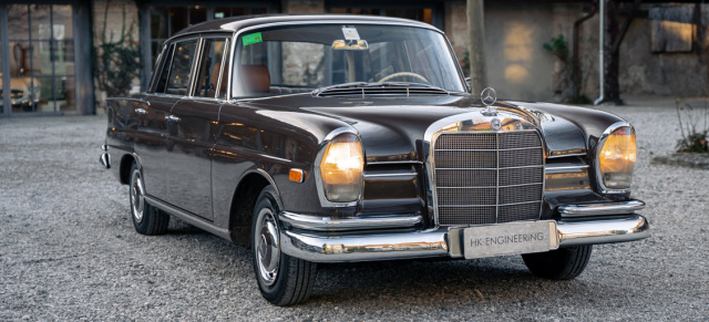 Gefunden bei HK-Engineering: Große Heckflosse für kleines Geld?: Sterne unterm Hammer: Mercedes-Benz 220 Sb Heckflosse W111 aus 2. Hand mit erst 16.555 Kilometern