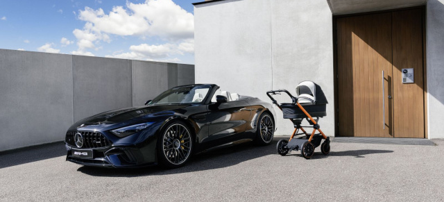 Kinderwagen von Mercedes & AMG in Kooperation mit Hartan: "Kinderkram" für Mercedes-Fans