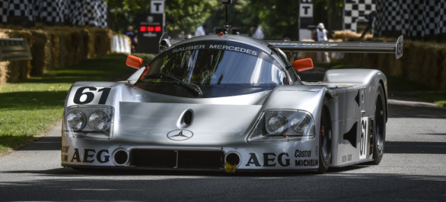 Mercedes-Benz beim Goodwood Festival of Speed: 13 schöne Sterne und eine Weltpremiere