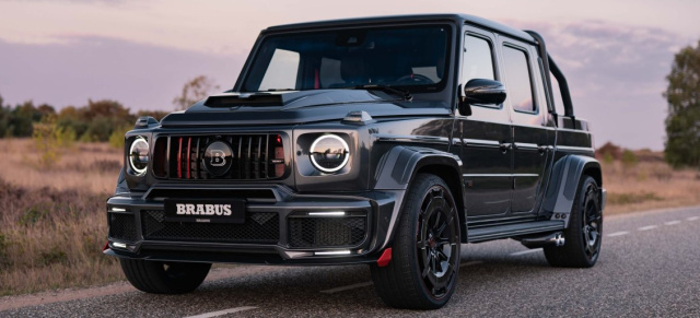 BRABUS G-Klasse Pickup mit 900 PS: Power-Pickup auf Mercedes-AMG G63-Basis