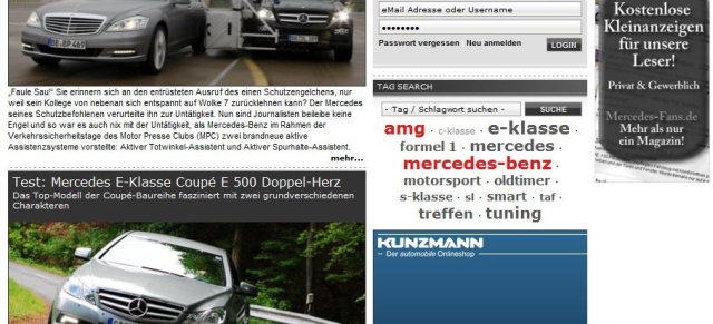Mercedes-Fans.de: Über 1000 Artikel und 600 Galerien: Steht viel drin in Mercedes-Fans.de - und es ist alles leicht zu finden!