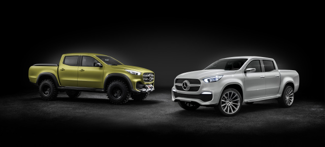 Der Mercedes-Benz PickUp: Mercedes-Benz X-Klasse startet Ende 2017