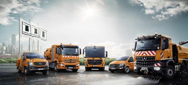 Daimler Hausmesse „Kommunal Live 2017“: Stadtdiener mit Stern zeigen, was sie können