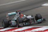 F1 Bahrain: Silberpfeile nehmen Punkte mit: MERCEDES AMG PETRONAS Fahrer belegten beim 5. Formel 1 Rennen der Saison 2012 die Positionen fünf und zehn