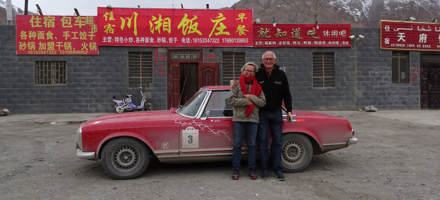 Über das Dach der Welt: Auf der New Silk Road Rallye mit einer Mercedes-Benz Pagode und Fünfganggetriebe von ZF