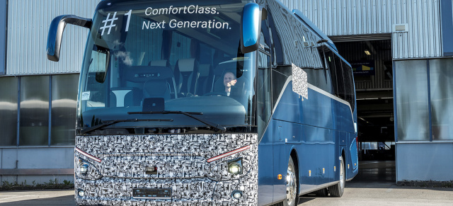 Neu-Ulm mit neuen Bussen: Neue Setra-ComfortClass und Setra-TopClass laufen vom Band