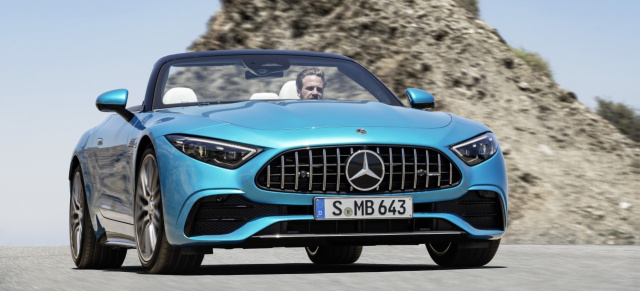 Rückruf für Mercedes-AMG SL R232: Dachrahmenblende des SL kann den Abflug machen