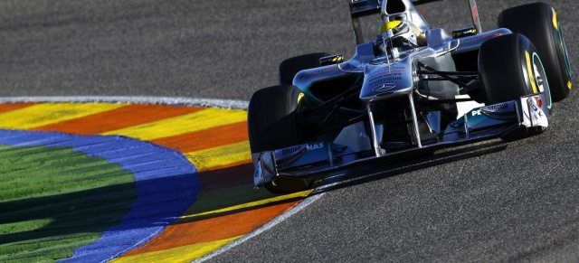 Formel 1: Mercedes GP testet in Valencia!: Die ersten Ergebnisse aus den ersten Tests! Was verraten sie über  das Potenzial der neuen Silberpfeile?