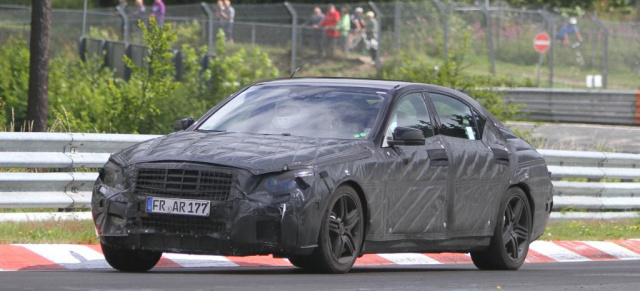 Erlkönig erwischt: Mercedes S63 AMG: Aktuelle Bilder von der AMG Version der kommenden Mercedes S-Klasse