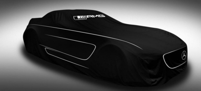Überraschung: Heute, Kinder, wird's von Mercedes-AMG was geben!: Mercedes AMG kündigt für 09.11.2012 die Premiere eines neuen Modells an