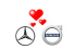 Medienbericht: Kooperieren Mercedes und Volvo demnächst beim Motorenbau?: Gemeinsame Sache: Bahnt sich zwischen Mercedes und Volvo eine Zusammenarbeit an?