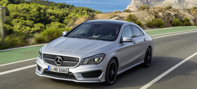 CLA-Klasse erhält Umweltzertifikat: CLA 180 BlueEFFICIENCY Edition mit nur 118 g CO2 pro Kilometer