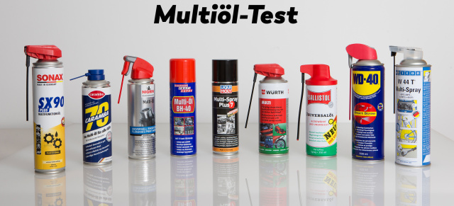 Schmiermittel, Rostschutz, Rostlöser, Wasserverdränger und Kontaktspray in einem?: Multifunktionsöle im Test: Liqui Moly und Würth enttäuschen