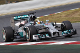 Formel 1: Barcelona-Test - Tag 1: Lewis Hamilton mit vielen Startübungen 