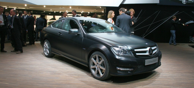 Preis-Hit: C-Klasse Coupé nur 500 teurer!: Am Rande des Genfer Salons erfuhr Mercedes-Fans.de, das der Coup-Zuschlag sehr gedämpft ausfällt