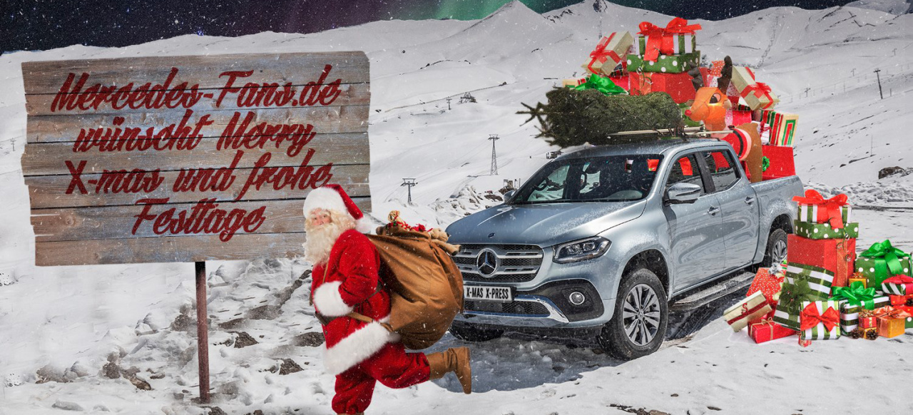 Ein schönes Weihnachtsfest und einen guten Rutsch Die MercedesFans.deRedaktion wünscht frohe
