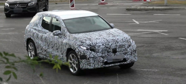 Mercedes-Benz EQ Erlkönig erwischt: Spy Shot-Video: Mercedes-Benz EQE SUV im Video