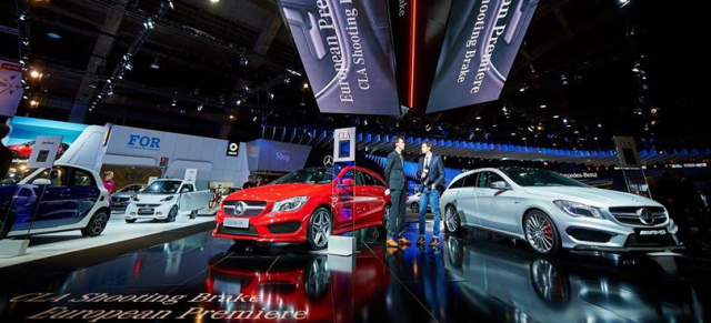 AutoSalon Brüssel: Europa-Premiere Mercedes-Benz CLA Shooting Brake