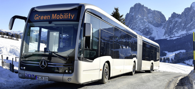 Das ist die Höhe: Mit dem Bus auf den Berg!: Der vollelektrische eCitaro G im eisigen Wintertest