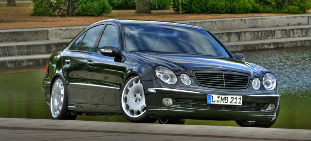 Edel und Dezent  W211 am Boden der Tatsachen: Mercedes-Tuning mit 19-Zoll-Felgen und Mega-Tiefgang