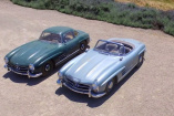 Mercedes-Benz Klassiker unter‘m Hammer: Zwei unrestaurierte Mercedes 300SL aus erster Hand: Sensationell: 300 SL Gullwing und 300 SL Roadster nach 60 Jahren aus Dornröschenschlaf erweckt