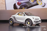 Premiere: smart for-us - ein smart zum Aufladen: Der smart Pickup im Buggy-Look wird auf der Detroit Auto Show im Januar 2012 debütieren