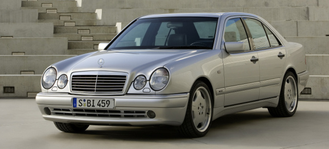 Hochleistungsautomobil im Geist des legendären 500 E: Dampfhammer Delight: Mercedes-Benz E 50 AMG (W210)