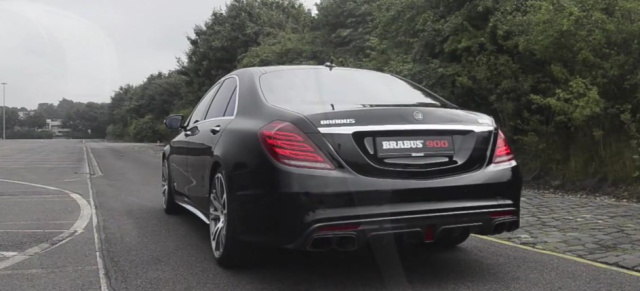 Ohrgasmus: BRABUS Rocket 900 (Video): Klangprobe des 900 PS Kompetenzklotzes aud Mercedes S65 AMG Basis