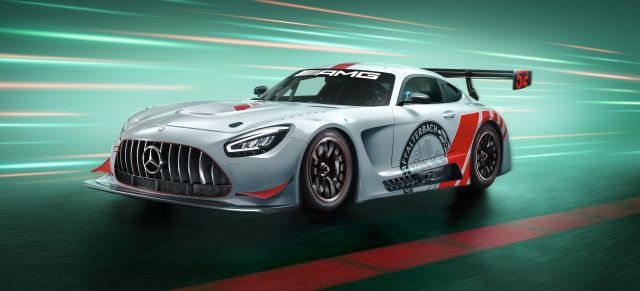 55 Jahre AMG: Sondermodell Mercedes-AMG GT3  EDITION 55: AMG-GT3-Geburtagsgeschenk für  625.000 € netto