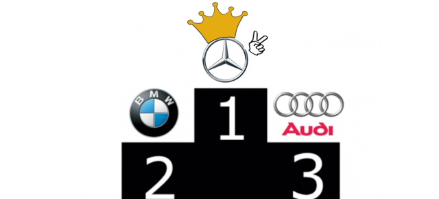 Dreikampf um die Premiumkrone: Mercedes gelingt souveräne Titelverteidigung: Am Ende wird abgerechnet: Mercedes lässt 2017 BMW und Audi weit hinter sich  
