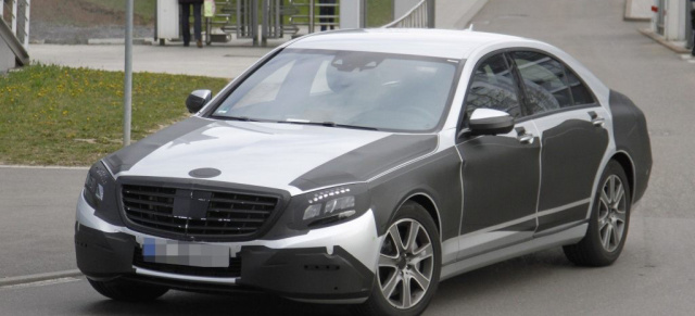 Erlkönig erwischt: Mercedes-Benz S-Klasse: Neue Fotos von der  kommenden Oberklasse-Generation von Mercedes-Benz  