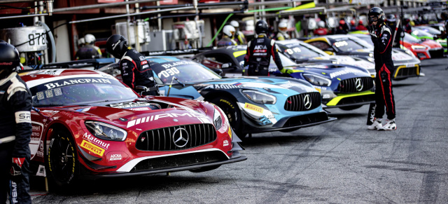 Mercedes-AMG beim Saisonfinale der Blancpain GT Series in Barcelona: Jede Menge Pokale und Titel für die Sternenkrieger